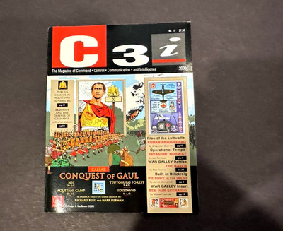 C3i Magazine #11 (2000) GMT Games Conquest of Gaul with Inserts NM
