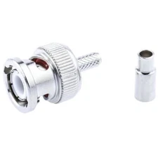 1pc RS PRO 5463620 Straight Cable Mount BNC RF Connector 50 Ohm Crimp Termi