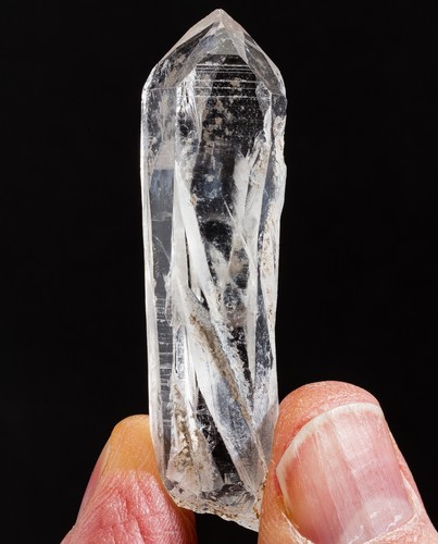 Quartz Crystal Points Clear Lemurian Crystals Colombia 3 pcs. 50-62mm H1364 - Picture 7 of 11