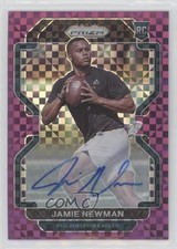 2021 Panini Prizm Rookie Purple Power 31/49 Jamie Newman #397 Auto 1p5