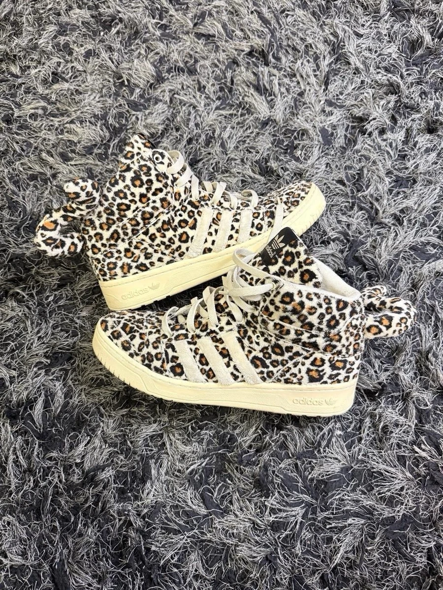 美品 ×Jeremy Scott レオパード 総柄 3ライン adidas Jeremy Scott Leopard Tail Sandstorm for Sale | Authenticity