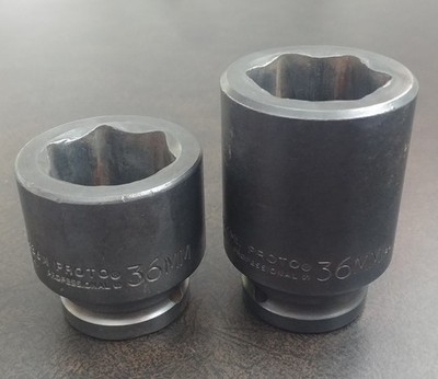 Proto Professional 3/4'' Drive 36mm Impact Sockets [Deep & Standard] *MADE IN USA