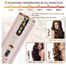 Wireless Portable Automatic Curling Iron
