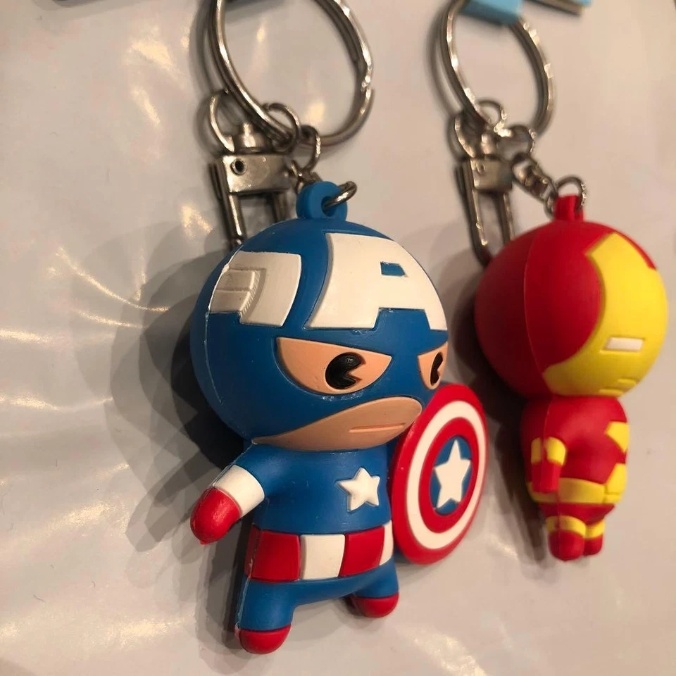 Avengers Schlüsselanhänger Iron Man Captain America - Bild 2 von 4