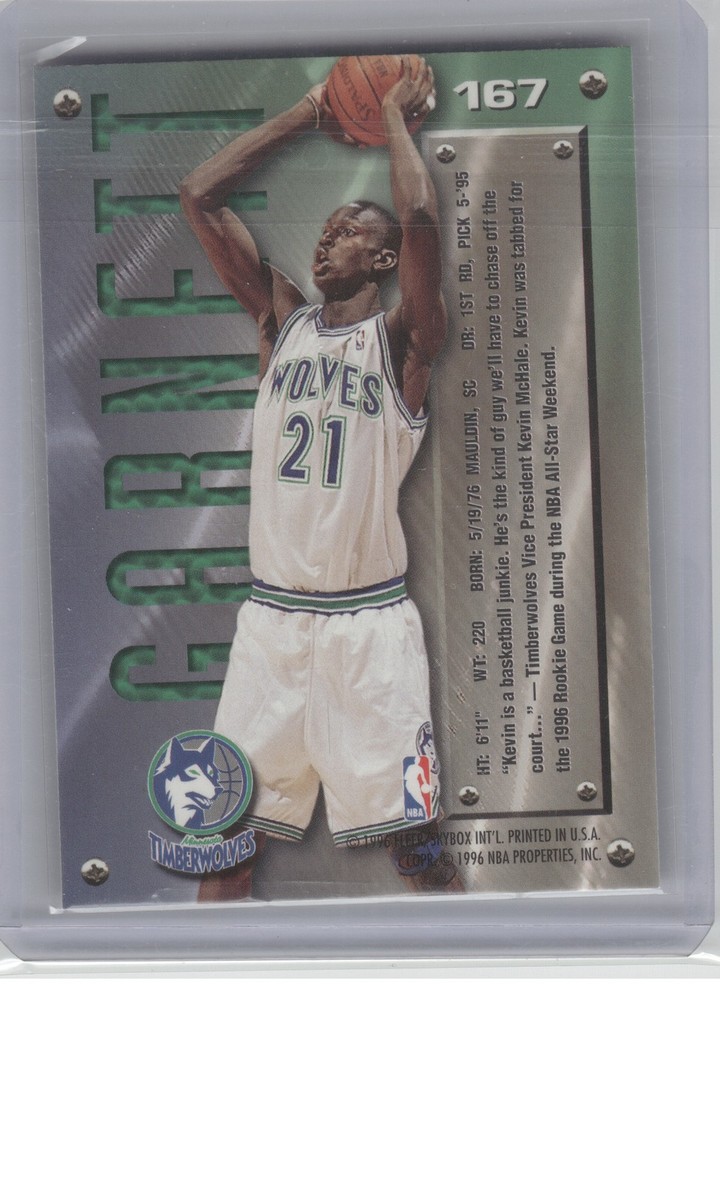 1995-96 Metal #167 Kevin Garnett B20R3C35 | eBay