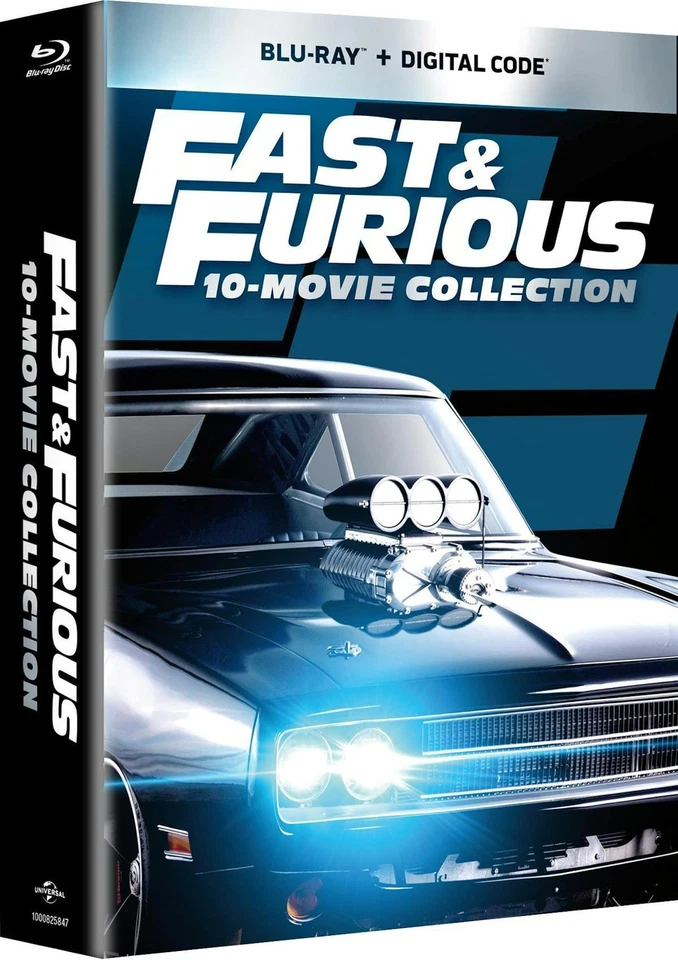 Fast & Furious 10-movie Collection Blu-ray Paul Walker NEW - Image 3 of 4