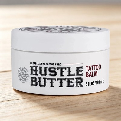 150 ml Hustle Butter Tattoo Aftercare, Tattoo Balm heilt und schützt Tattoos Neu