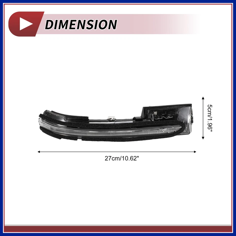 Feu Clignotant de Rétroviseur pour Hyundai Tucson 2022-2023 Droit Clignotant LED - Photo 3/4