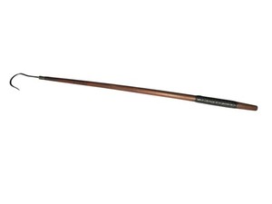 Early E.A. Pflueger Fishing Gaff Wood Handle Forged Hook 41”
