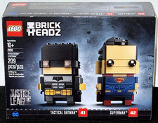 NEW SEALED! LEGO BRICKHEADZ 41610 TACTICAL BATMAN & SUPERMAN / SUPER HEROES /