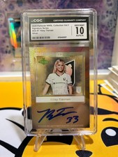 Riley Tiernan 2025 Parkside NWSL Vol 1 Sig Series Rookie Auto Shimmer /99 CGC 10