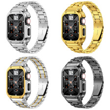 Apple Watch Ultra 3 2 Band Case 49mm Stainless Steel Series 9 8 7 6 SE 45 44 41