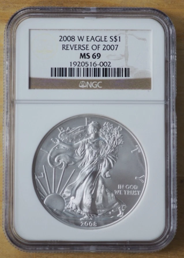 American Eagle MS 69 Graded 2008 Silver Bullion Coins for sale | eBay