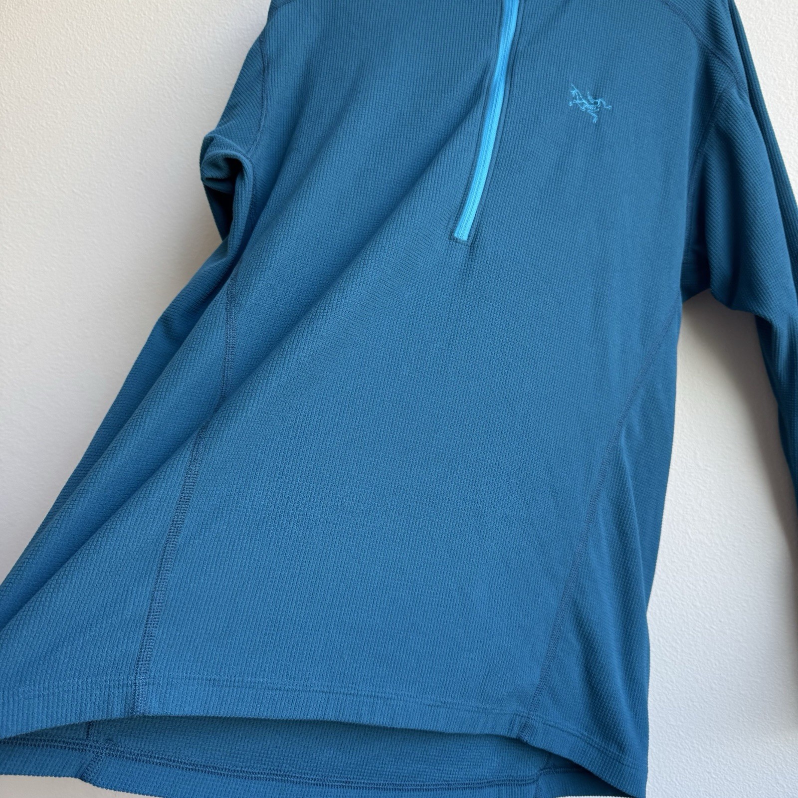 Arc'teryx Arcteryx Delta LT Zip Mens Large Blue Pull Over 1/4 Zip Long Sleeve image 2