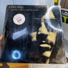 Rare John Kay Forgotten Songs & Unsung Heroes LP W/ Shrink Wrap & Price Sticker