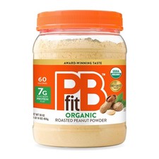 PBfit 30 Ounce Organic Peanut Butter Powder Powdered Peanut Spread from Real ...