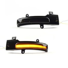 Rückspiegel Spiegelblinker Blinkleuchte Schwarz für Mitsubishi Outlander Lancer