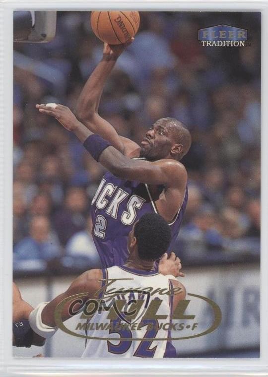 1998-99 Fleer Tradition Tyrone Hill #85 0b4