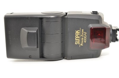 【NEUWERTIG】SUNPAK Power Zoom 4000AF Elektronisches Blitzgerät mit LCD-Filmkam...