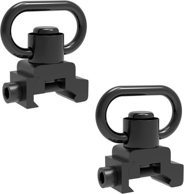 1.25'' Picatinny Rail QD Sling Swivel Mount, 360 Degree Rotation Quick Detach