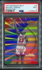 MICHAEL JORDAN 1997-98 BOWMAN'S BEST PERFORMERS REFRACTOR PARALLEL PSA 9 RARE