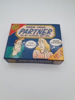 Deluxe Cheatwell Games Know Your Partner Adult Card Game