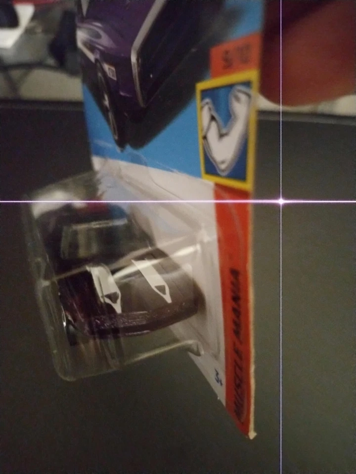 69 Shelby GT500 Purple Mustang Hotwheels **Error on Pinstripe** - Image 2 of 3