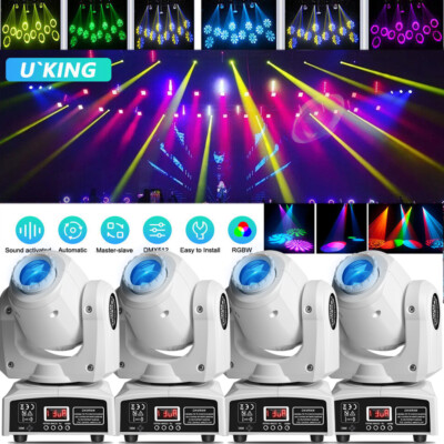 120W Beam Gobo Moving Head Light LED RGBW Stage Lighting Party Bar DJ Disco Show