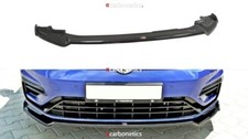 Maxton Design Front Bumper Lip Spoiler V.2 For 2017-2019 Volkswagen Golf R MK7.5