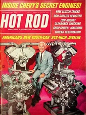 Vintage Hot Rod Magazine December 1967 Inside Chevy's Secret Engines M3916
