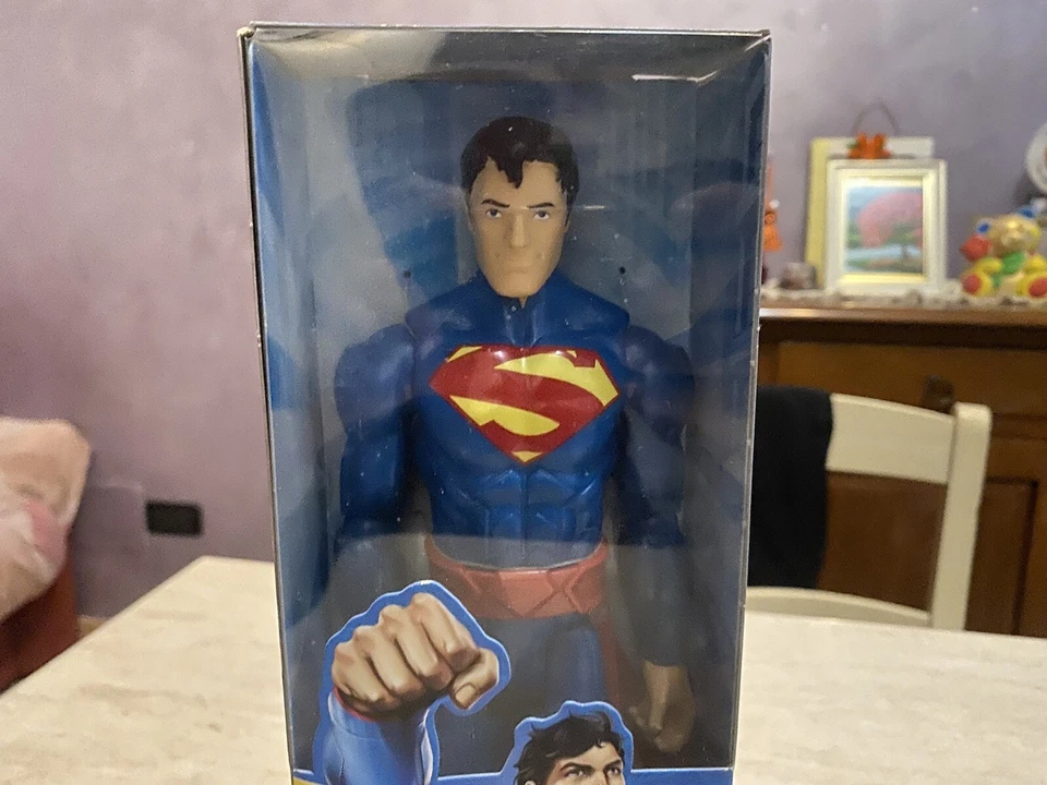Action figure Superman Mattel 2014 Dc Comics 12” nuovo in box da collezione - Immagine 2 di 4