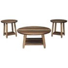 Signature Design by Ashley Raebecki Wood Occasional Table Set in Multi-Color