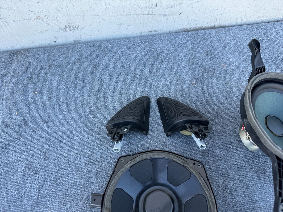 2014-2020 Jaguar F Type Meridian Speaker Woofer Tweeter Set