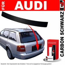Lackschutzfolie Ladekantenschutz für Audi A6 Avant 4B bis 2005 Carbon Schwarz
