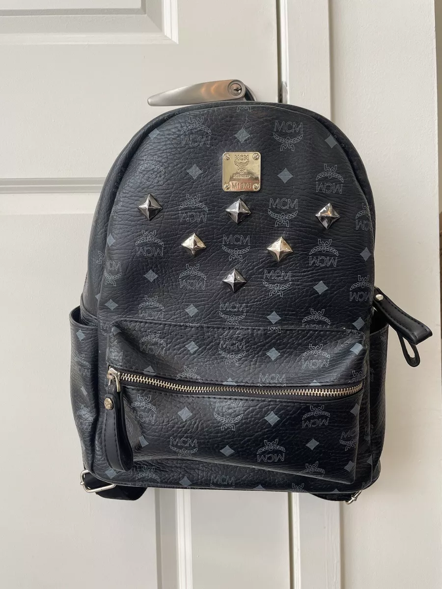 Small Stark Backpack in Visetos Black