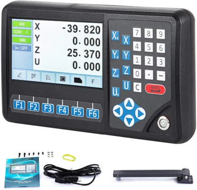 Ditron 4 Axis DRO Digital Readout for Bridgeport Milling Machin RPM RS232