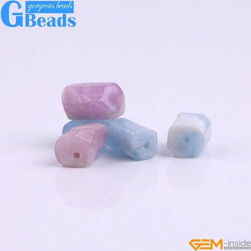 Natural Assorted Gemstone Faceted Tube Column Beads for Jewelry Making 8x12mm - Picture 114 of 192