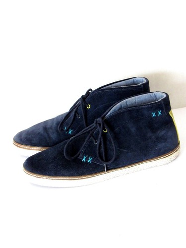 TED BAKER London Mens Abdon 2 Soft Blue Suede Ankle Boots Shoes SZ 7 - Picture 6 of 10