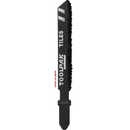 Tungsten Carbide Grit Jigsaw 55mm 2pcs Blades Tile Cut Ceramic HCS