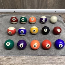 YOU PICK ONE VINTAGE TABLE POOL BALL & CUE BALL 2-1/4"