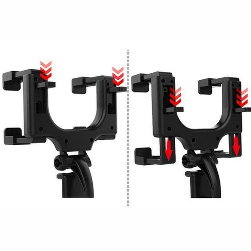 360° Rotating Car Rearview Mirror Mount Stand Holder Cradle For Cell Phone GPS - Picture 6 of 8