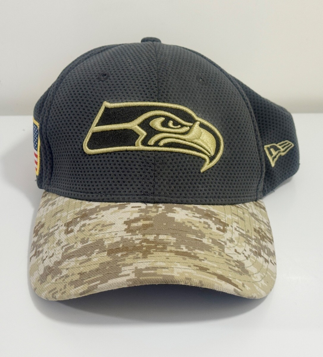 Baseball Cap Seattle Seahawks Camo Hat NFL NEW EAR SEATTLE