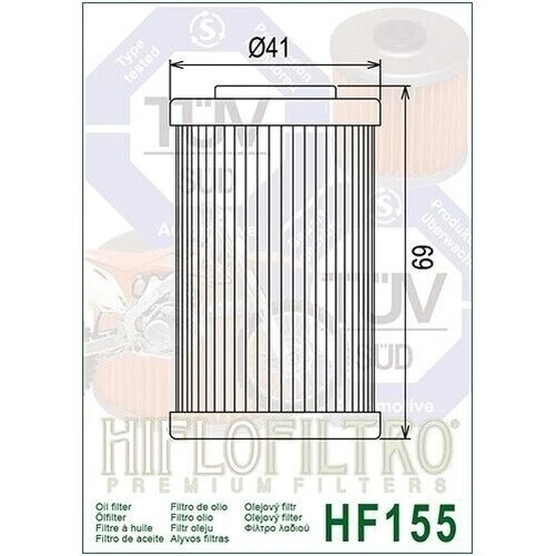 Filtro de aceite Hiflofiltro 1º y 2º (paquete de 20) para KTM EXC 400 450 520 525 Foto 3 de 4