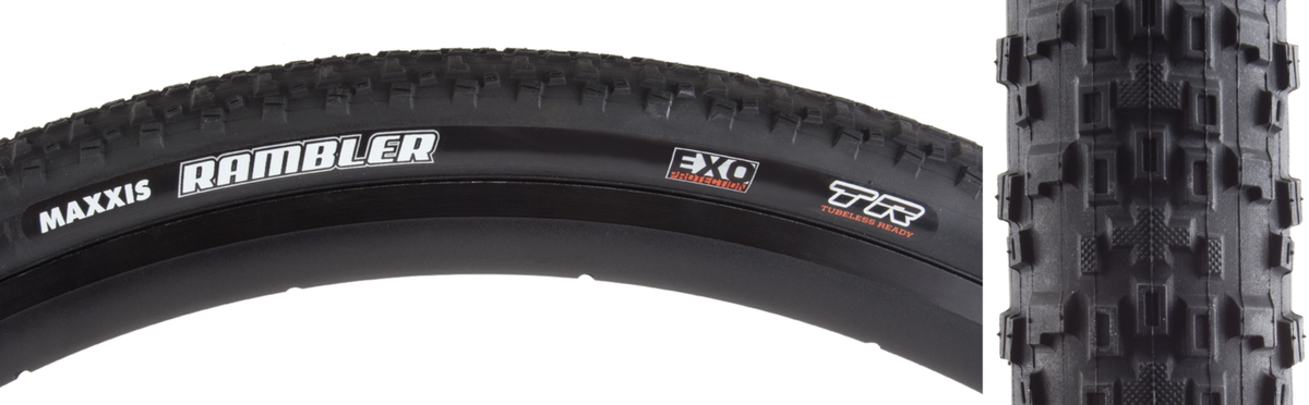 Maxxis Rambler Tubeless Bicycle Tire 700x40 BK FOLD/120/DC/EXO/TR
