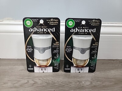 (2) Air Wick Advanced Scented Oil Electrical Plug Diffuser-NIB-FREE SHIP!
