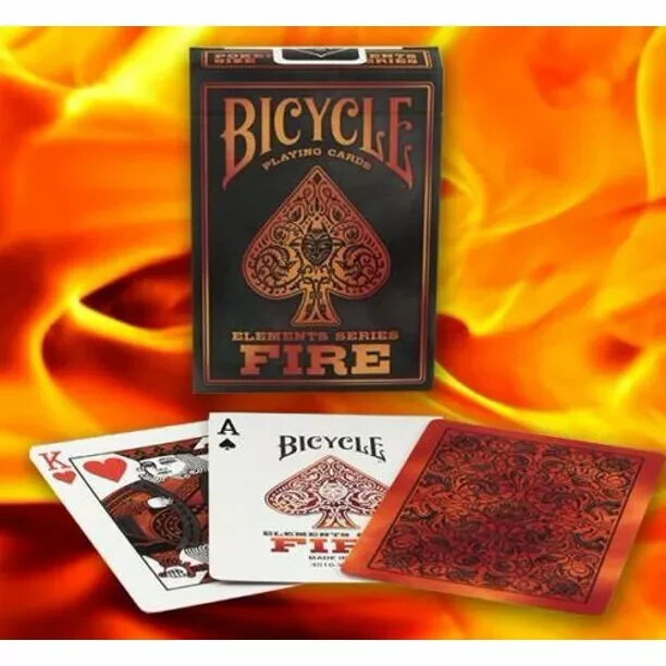Bicycle エレメンツシリーズ ファイア デッキ Bicycle® Elements Series: Fire Playing Card Deck, Single