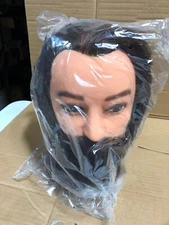 Marianna Mr. Magnum Manikin 14108 Human Hair 18"- 20" Color Level 4 New Open Box