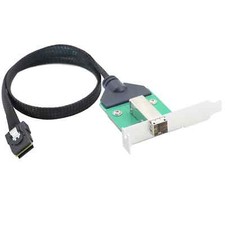 Mini SAS SFF-8644 Female To Mini SAS SFF-8087 36P Male Cable Adapter for Server