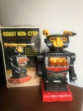 HORIKAWA ROBOT NON-STOP Made in HONG KONG by SAMO MIB jouet ancien a piles
