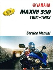 1981-1983 Yamaha XJ550 Maxim / Seca 550 خدمة إصلاح Manual on a CD